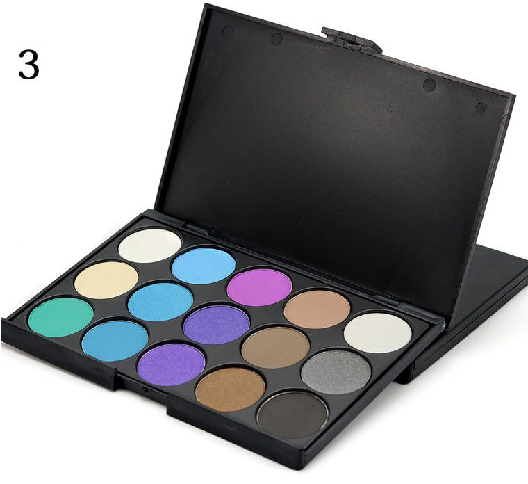 15 color eyeshadow earth color eye shadow smoky eyeshadow E15 multi color makeup plate beauty tools Best Buy Store